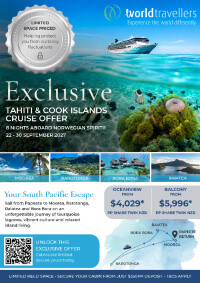 Our exclusive Tahiti & Cook Islands Cruise offer