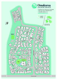 Omokoroa Country Estate Map