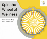 Wheel of Wellness - Join the 1% Club