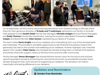 image for what's new at Kimihia Home & Hospital