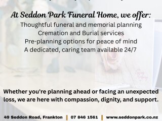 image for what's new at Seddon Park Funeral Home Ltd